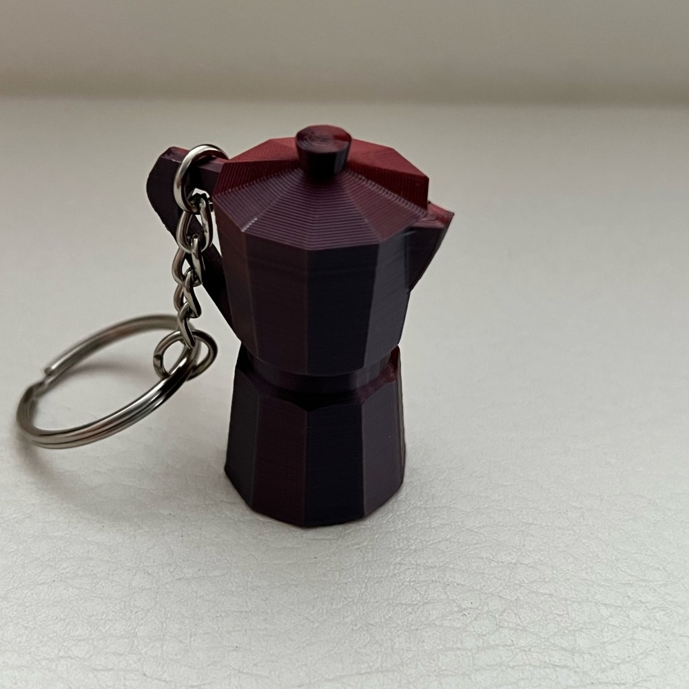 Miniature Coffee Pot Keychain